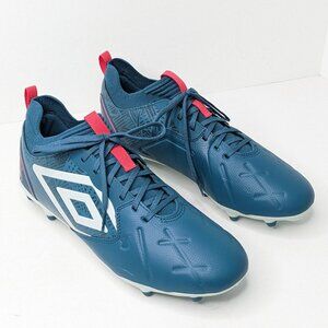 Umbro Tocco II Premier FG Soccer Cleats, Blue Coral, Men's 9.5